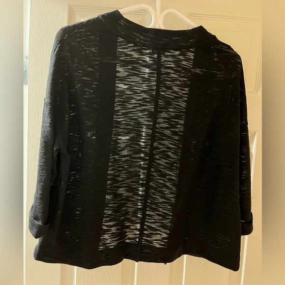 ***😀3 for $35./Reitmans black 3/4 length sleeve cardigan. - Picture 2 of 5